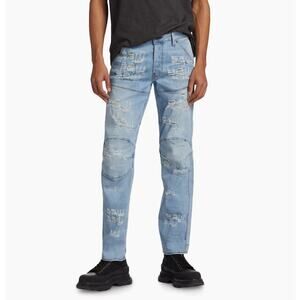 G-STAR RAW Jeans 36W x 36L 5620 3D Slim Fit Cutout Distressed Laser Cut Logo